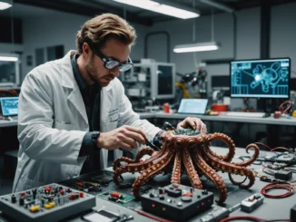 Fabrication d'une pieuvre électrique par Piltop : innovation et technologie modernes